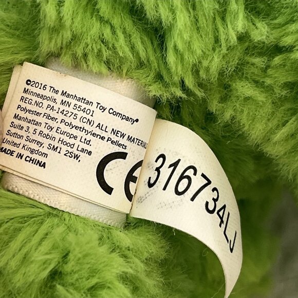 Manhattan Toy Company Dinosaur Lot Plush Stuffed Animal Brontosaurus Green Red - Picture 11 of 16